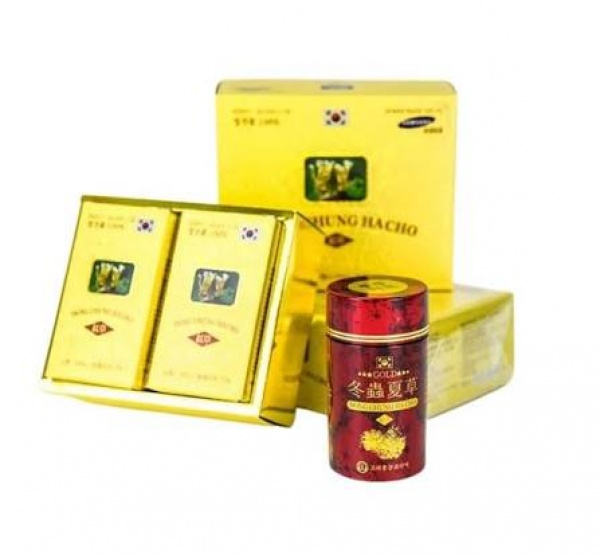 Viên Đông Trùng Hạ Thảo Hàn Quốc Sam Sung Dong Chung Dacho Red Gold Chính Hãng
